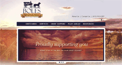 Desktop Screenshot of bolesfuneralhome.com